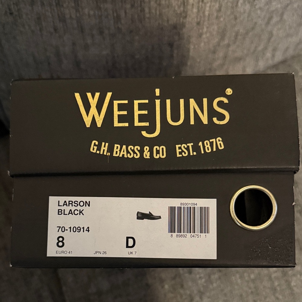 G.H. Bass & Co. Weejuns Larson Classic Black Loafers